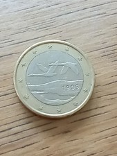 RARE PIECE 1 Euro FINLANDE de 1999