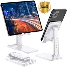 Support Téléphone Tablette Bureau Universel Réglable pour iPhone 13 12 11 iPad