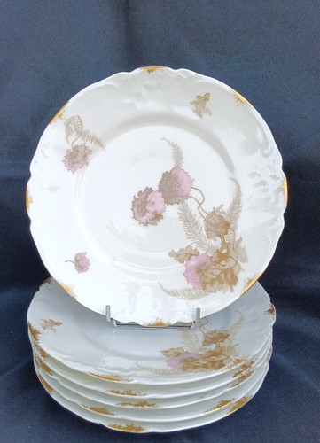 Assiettes plates style - 6,
