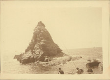 France, Île Porquerolles (Hyères, Var), Rocher "Le Pain de Sucre" Vintage silver