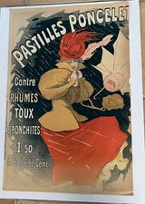 AFFICHE  CHERET PASTILLES