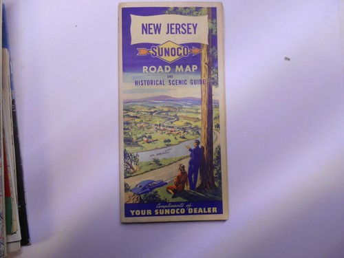 Ancienne carte routiere - ancienne,