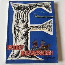 Revue Air France n°21 Année 1956 Familles de France Vintage