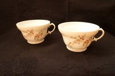 2 tasses café ou thé porcelaine ancienne Limoges Union Limousine,french vintage 
