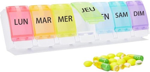Pilulier semainier français - semainier,