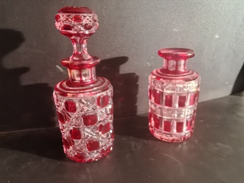 Ancien flacon cristal - flacon,