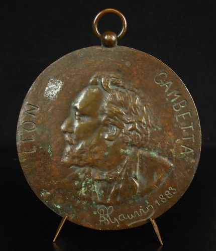 Médaille léon gambetta - médaille,