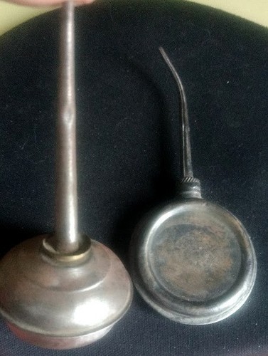 Anciennes burettes huile - burettes, d'huile