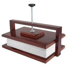 Presse à livres en bois et bambou presse à papier presse à fleurs multifoncti...