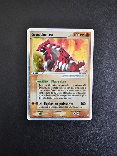 Carte pokémon groudon - carte,