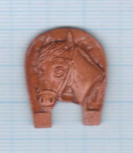 Pin tête cheval et fer - tête,