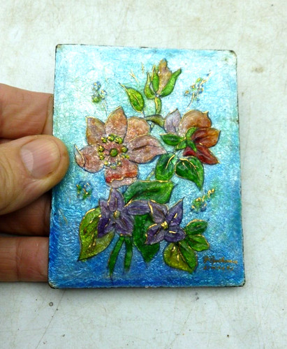 Petite plaque emaux de - plaque,