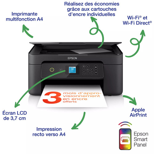 Imprimante multifonction 3en1 - imprimante,
