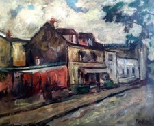 Huile sur toile de Ginette