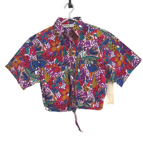 Vintage jaspe tie front - 80,