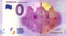 33 BORDEAUX Place de la Bourse, N° de la 6ème liasse, 2017, Billet Euro Souvenir