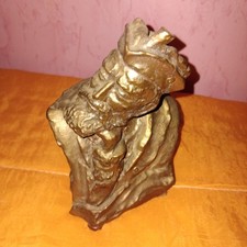 statue bronze signée