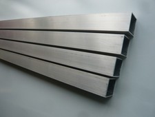 LOT de 4 tubes carrés aluminium (6060) - 40 X 2 mm X long. 1000 mm = 1 m