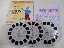 ENSEMBLE DE VIEW-MASTER TINTIN  3  N°  TRES BON ETAT  A SAISIR ...