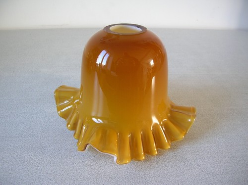 Ancien abat jour tulipe lampe