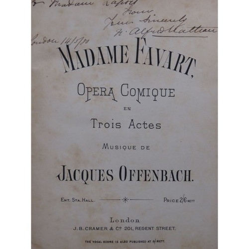 Offenbach jacques madame - offenbach,