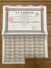 LA CASEINE - C. LUVILLE  & Cie (F)