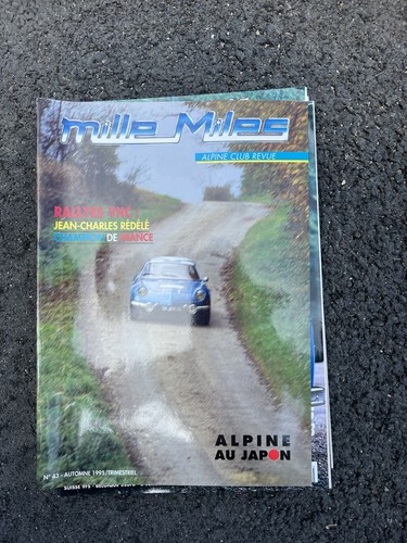 Magazine mille miles alpine - magazine,