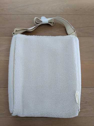 Sac fausse fourrure - , écru