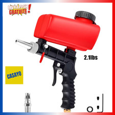 Pistolet de Sablage Pneumatique 90PSI Portable | Antirouille, Dégraissage, Polis