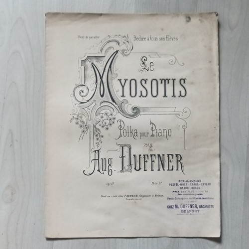 Aug duffner partition piano - aug.,