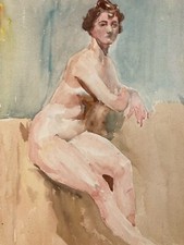 Beau Dessin Femme Nue Nu