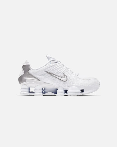 Nike shox white metallic - nike,