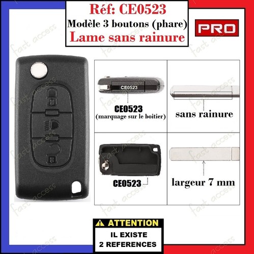 Coque clé 3 - coque, de