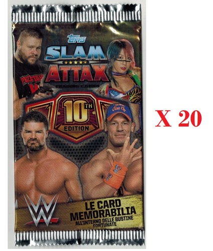 Wwe slam attax 10ème - wwe, Édition