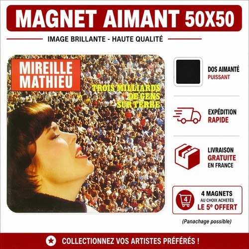Magnet mireille mathieu trois - mireille,