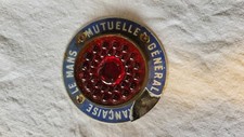 Réflecteur Plaque Émaillée  Mutuelle Générale Francaise Le Mans