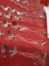 lot 9pampilles  lustre ancien