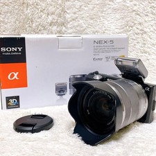 SONY Mirrorless Lens Camera α NEX-5 Zoom Lens Kit E18-55mm F3.5-5.6 Noir