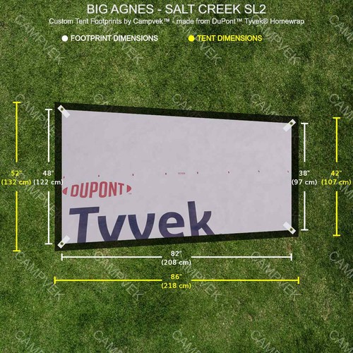 Tyvek footprint for the big - footprint,