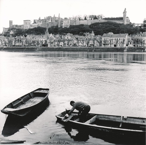 Chinon 1950 barques - c.1950,