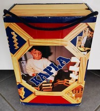 Jeu de construction : Baril complet de 200 planchettes originales en bois KAPLA