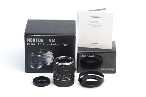 Voigtländer nokton 28 mm - voigtländer, 1.5/28