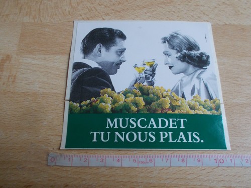 Autocollant vin muscadet - vin,
