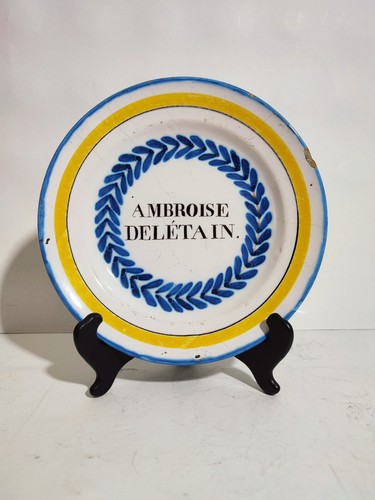Assiette patronymique - assiette,
