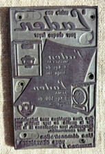 ANCIEN TAMPON PUBLICITAIRE EN