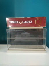 Présentoir Vintage  Montres  TIMEX QUARTZ Vitrine Magasin 