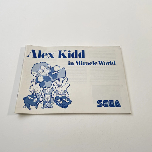 Notice sega master system alex - sega,