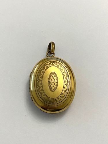 Ancien pendentif double porte - ancien,