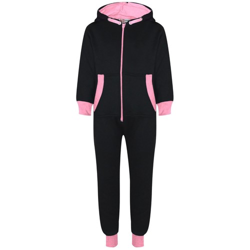 Combinaison fleece rose - en,