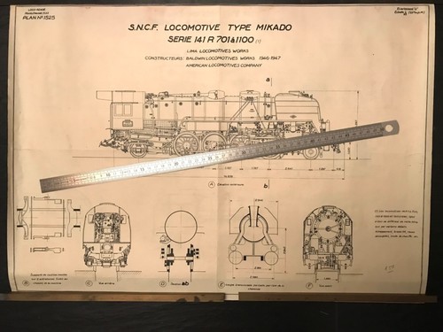 Locomotive vapeur plan - vapeur,